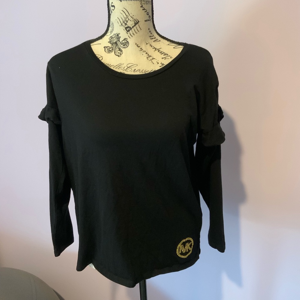 Michael Kors medium black long sleeve shirt